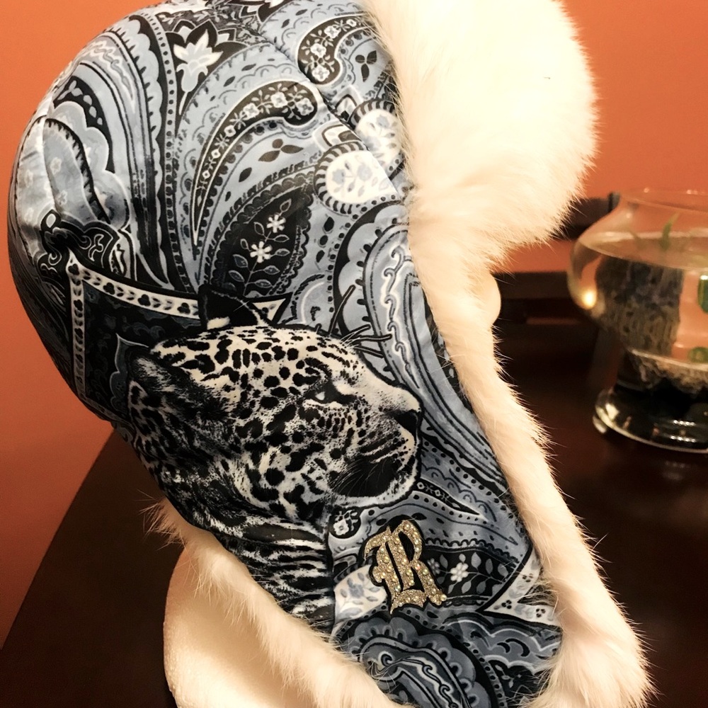 3-in-1 Winter hat with rabbit fur from Europe